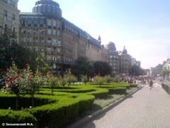 Прага. Вацлавская площадь